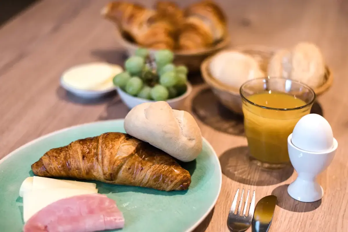 Uitgebreid ontbijtbuffet