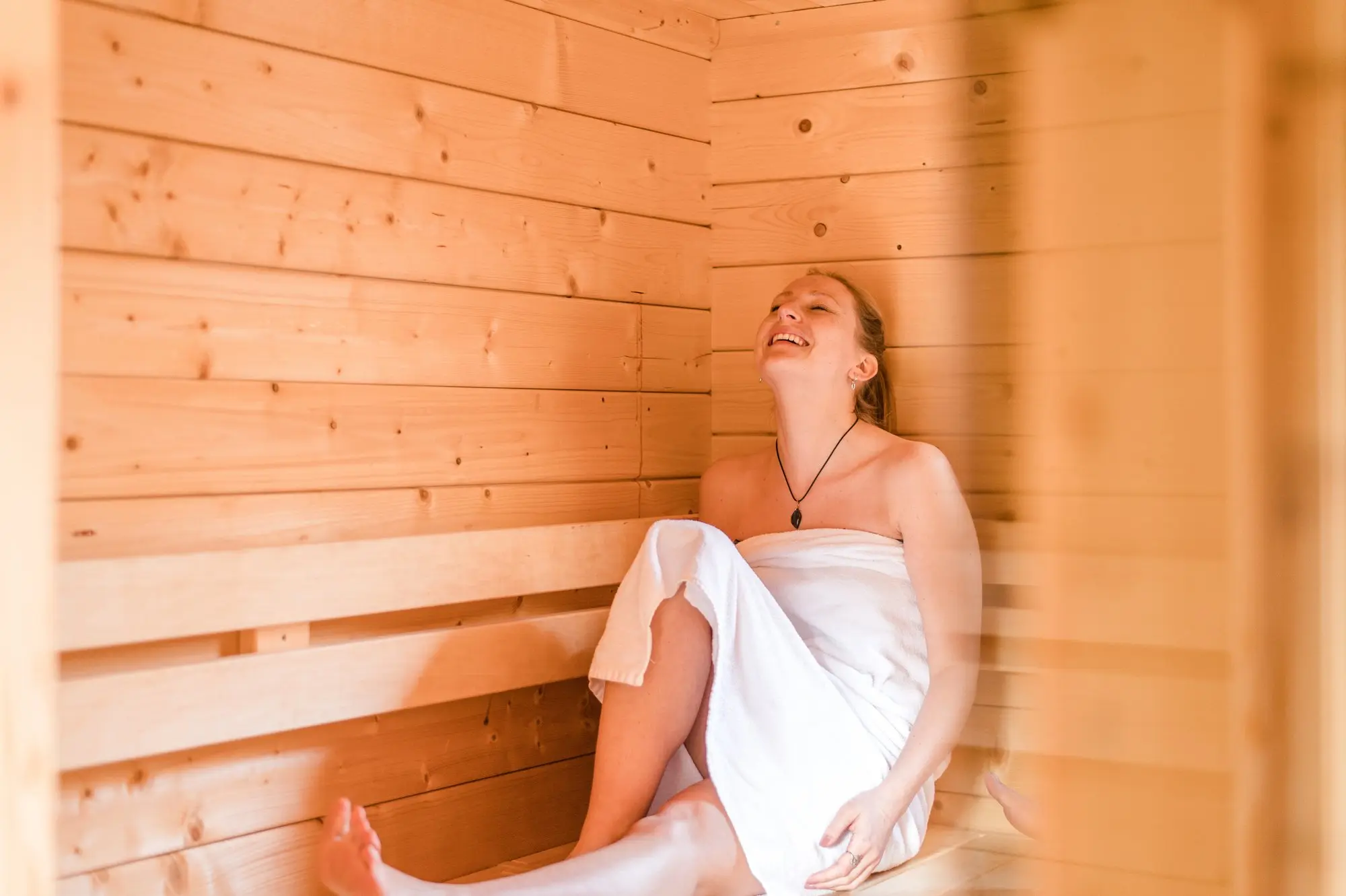Vrij gebruik van de sauna's